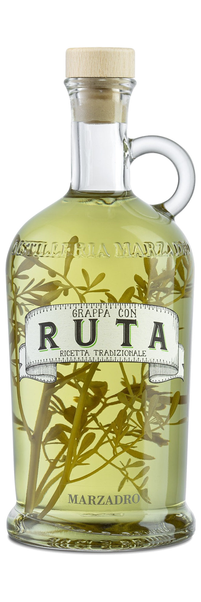 Le Erbe Grappa alla Ruta Marzadro