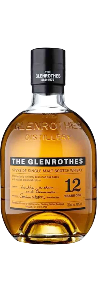 The GlenRothes 12 Y.O. Speyside Scotch Whisky