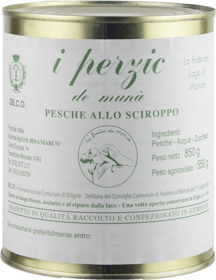 Pesche di Monate Bianche Azienda Agricola Bina