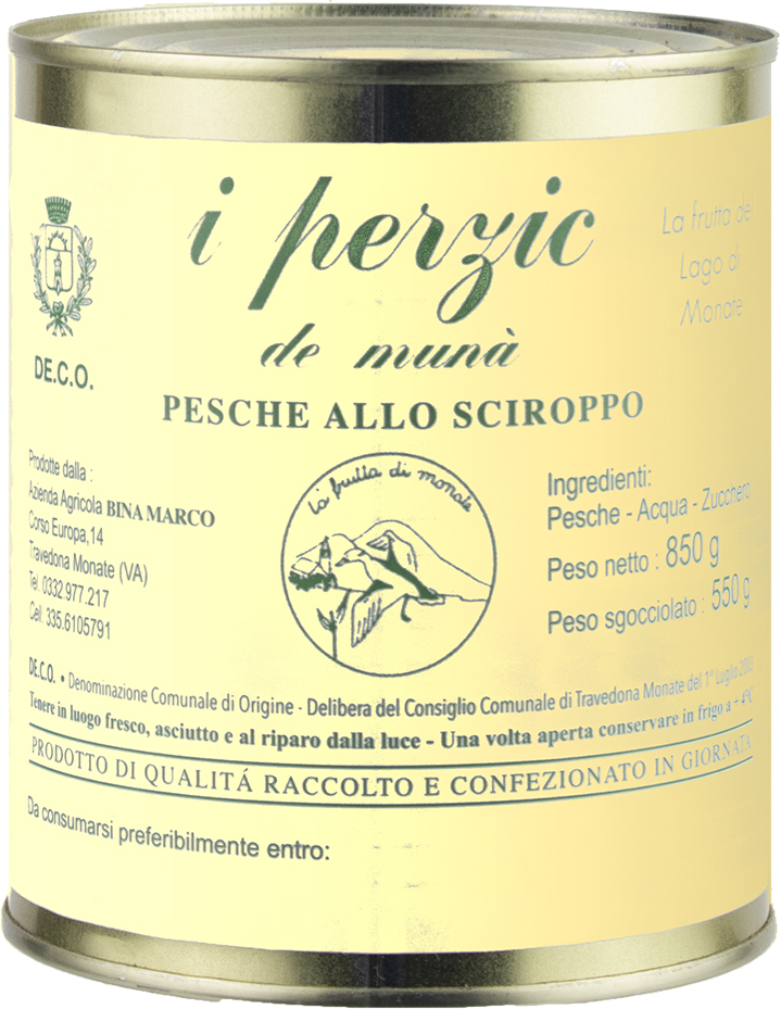 Pesche di Monate Gialle Azienda Agricola Bina