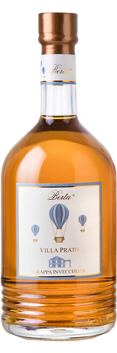 Grappa Berta Villa Prato Invecchiata 1L – note di pasticceria secca e legno gentile