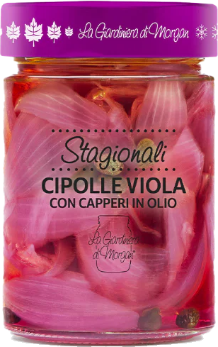 Giardiniera di Morgan Le Cipolle Viola con i Capperi